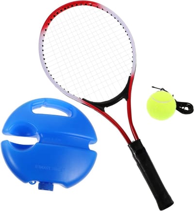 Tennis Rebounder - Trainingsapparaat - Tennis Oefenen - Continu Slag Oefenen - 52.5cm - Multicolor