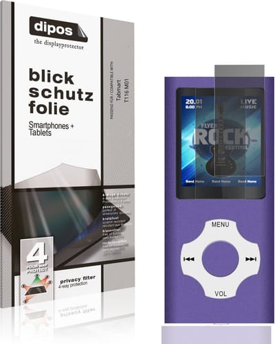 dipos – Matte Privacy Screenprotector geschikt voor Tabmart T116 M01 | Anti-Spy Beschermfolie