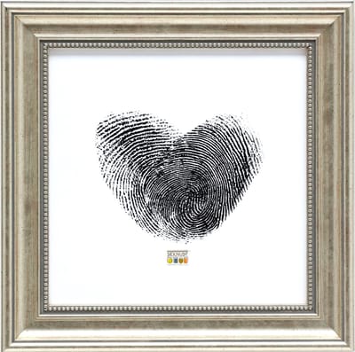 Deknudt Frames fotolijst S45HD1 - zilverkleur - parelbiesje - 13x13 cm