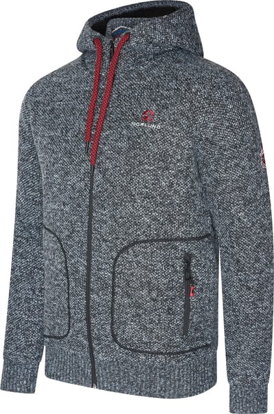 Norlund - Heren Vest Ziphood Narvik - Grijs - Maat S
