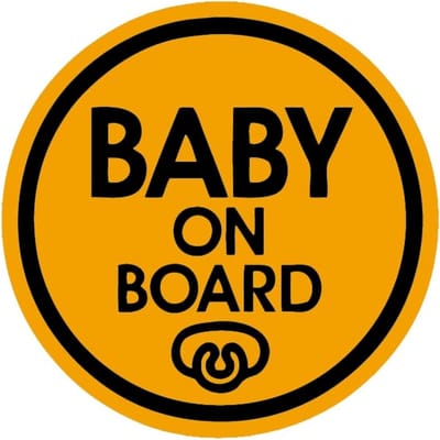 Baby on Board Magneet - Veiligheidssignaal voor Auto Bumper