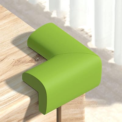 Hoekbeschermers Kinderen - Meubelbeschermers - Baby Veiligheid - Zachte Rubber - 10 Stuks - Gras Groen