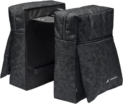 Dubbele achtertas voor fiets - Waterdicht en reflecterend met 48 liter inhoud