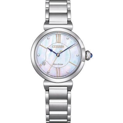 Citizen L May bells EM1070-83D Horloge - Staal - Zilverkleurig - Ø 29 mm
