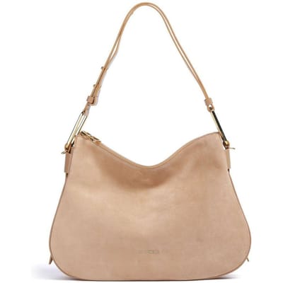 COCCINELLE Leren Schoudertas Magie Suede Bim Shoulder Bag Skin Lichtbruin