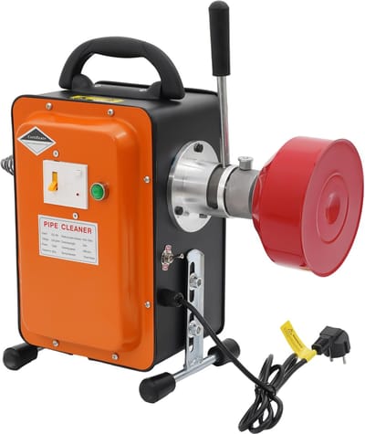 DIMICO - Afvoer Ontstopper Elektrisch - Ontstoppingsveer 20M - Gootsteenontstopper 750W - Voor Hardnekkige Verstoppingen