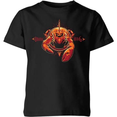 Aquaman Brine King kinder t-shirt - Zwart - 98/104 (3-4 jaar)