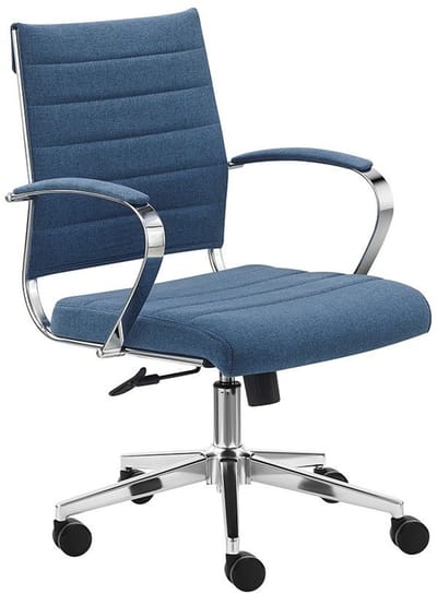 Sedero Bureaustoel Cádiz Jeans-Blauw - Stof - Bureaustoel voor Volwassenen