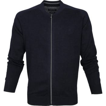 CASAMODA Vest Zip Donkerblauw (navy) - Maat XXL - Heren
