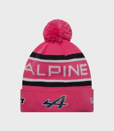 New Era Alpine Team Kit Jack Doohan Cuff Knit Junior Pop Hat - Roze