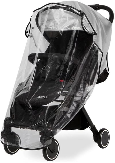 Regenhoes Kinderwagen Universeel - 95cmx56cmx43cm - Transparant - Buggy Hoes - babyreisweerschild-winddicht waterdicht-bescherming tegen stofsneeuw - Regenhoes voor kinderwagen-universeel kinderwagenaccessoire