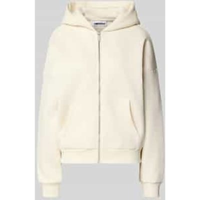 Relaxed fit sweatjack met gedeelde kangoeroezak
