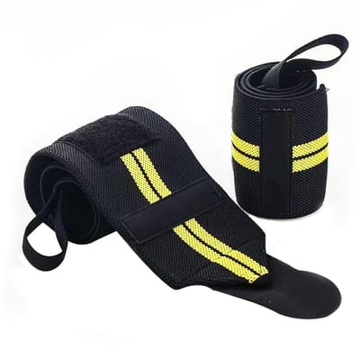 Dailygoods- Hefstrop Professionele Kwaliteit - Antislip Grip - Verstevigde Naden - Duurzaam Katoen - Set van 2 - Ideaal voor Deadlifts - Gewichthefstrop
