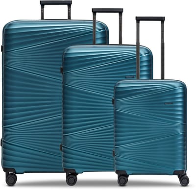 Pactastic Collection 02 THE THREE SET 4 wielen Kofferset 3-delig - Harde bagage - TSA slot - turquoise metallic 2