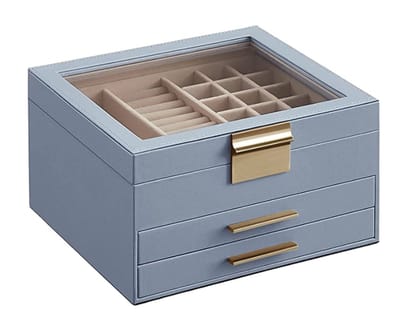 Reissieradendoos voor dames - Horlogedoos - Sieradendoos - Sieradenhouders - Draagbare Sieradenorganizer - Case voor kettingen, oorbellen, ringen - Laden sieradenopbergdoos /Juwelendoos