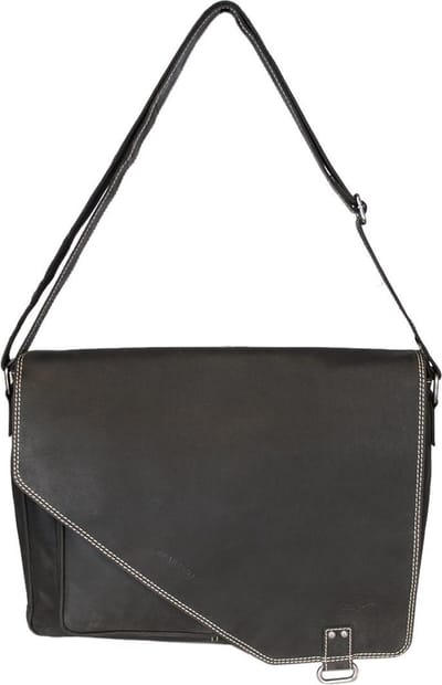 Laptoptas - Zwart - 15.6 Inch - Werktas Dames - Aktetas Heren - Tas - Leer - Werktas