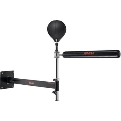 VEVOR Wandmontage Boxing Spinning Bar Spinning Bar met Stootbal Verstelbare Boxing Speed ​​Trainer Reflex Boxing Bar met Handschoenen Bokstrainingsapparatuur voor Kickboksen MMA Fitness