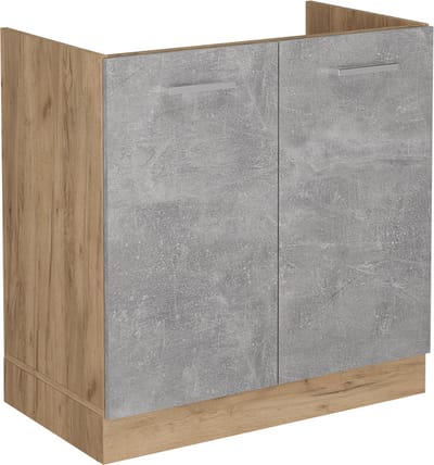 Vicco R-Line Wastafelkast – 80 cm zonder werkblad Beton
