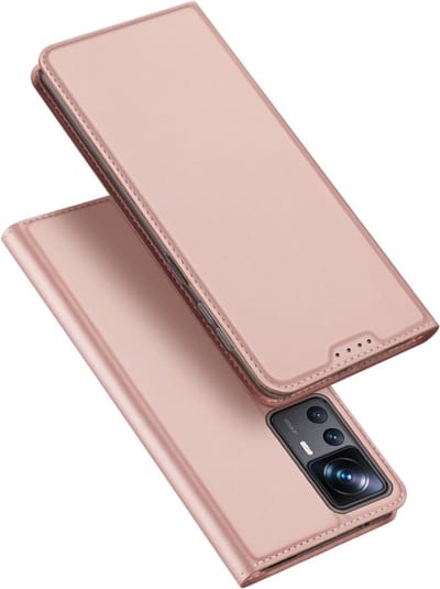 Dux Ducis - Geschikt voor Xiaomi 12T / Geschikt voor Xiaomi 12T Pro - Slim bookcase hoesje - Rose Goud