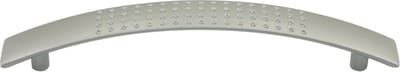 Starx Greep perfo - gebog - 128mm - RVS-kleur