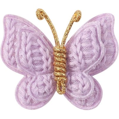 Bonnet Tricot Laine Mignon Crochet Main Bandeau Cheveux Papillon Alliage Pinces à Cheveux Épingle à Cheveux PU