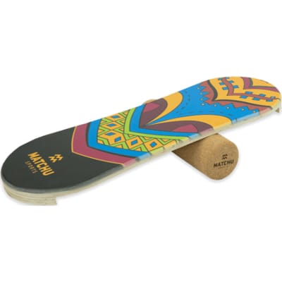 Matchu Sports - Balance board - Balansbord - Trickboard - 100% hout - Kurk roller - Surf trainer