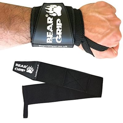 Zware Duty 60cm Gewichtheffen Polsbanden voor Bodybuilding, Crossfit, Powerlifting