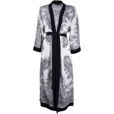 AllSaints Elia Rafaela Kimono Off White Maat: 34 | Badjassen Outlet | Dames | Wit