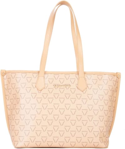 VALENTINO Schoudertas Lady Re Shopping Bag Beige / Multicolor Terracotta
