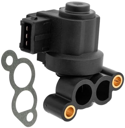 Dailygoods- Stationair Regelventiel Nieuw - Compatibel met HY-UN-DAI - Onderdeelnummer 35150-02600 - Zwart - Geschikt voor Santa Fe 2001-2006 - 2.7 V6 en 2.4 L4 - IAC-klep