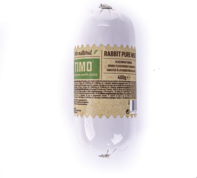 Timo Vleesworst Konijn - Hondensnacks - 400 g