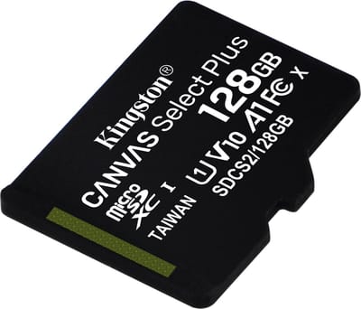Kingston - Micro SD geheugenkaart - Canvas Select Plus - MicroSDXC - 128 GB -  incl. SD-adapter