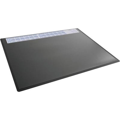 Durable 722301 Bureau onderlegger 4-jaarskalender Zwart, Transparant (b x h) 65 cm x 50 cm 1 stuk(s)