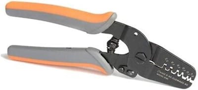 Krimptang - Plooi tang - Elektronica Reparatie - Dubbel Scharnier Mechanisme - AWG 28-20 - Zwart