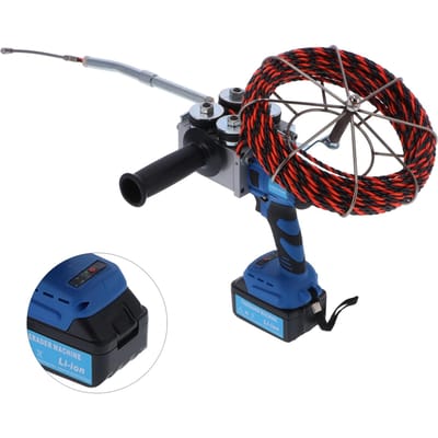 Kabeltrekker Automatische Elektrische Set Loodgieter Draadtrekker Trekgereedschap KitUK Stekker 100‑240V