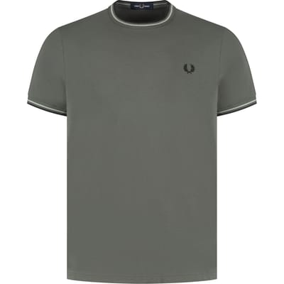 T-shirt Korte Mouw Fred Perry TWIN TIPPED T-SHIRT
