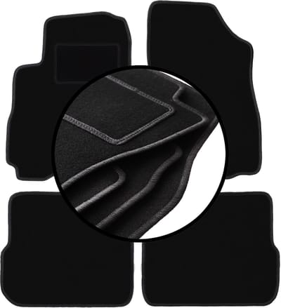 Complete set veloursmatten voor: Mitsubishi Outlander I SUV (2001-2006)