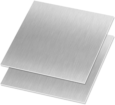 Roestvrijstalen Plaat - Metalen Plaat - Modelbouw Handwerk - 304 Kwaliteit Materiaal - 200x200mm 0.5mm - Metaal
