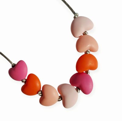 Kinderketting | Hart | Roze | Vanaf 3 jaar!