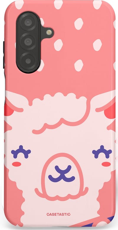 Casetastic Hoesje Geschikt voor Samsung A26 - Stijlvolle Beschermende Duo-layer Case - Lama beat
