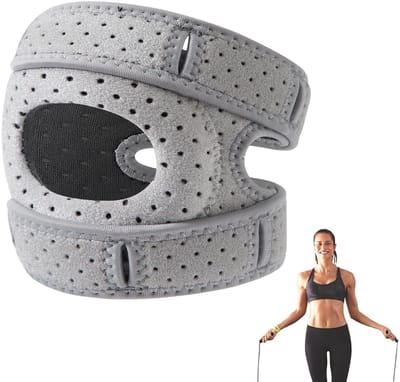 Kniebeschermers - Kniecapstabilisator, Kniecapattel - Instelbare patellatendonstabilisator | Knieband voor tendonondersteuning, Patellaband voor aanpassing