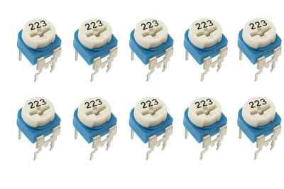 Weerstand regelbaar 22K Ohm RM-065 Trimpot Trimmer Potentiometer 10-stuks RM065-223