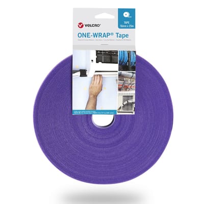 VELCRO® Zubehör Kabel Klittenband (l x b) 25 m x 10 mm Violet 1 stuk(s)