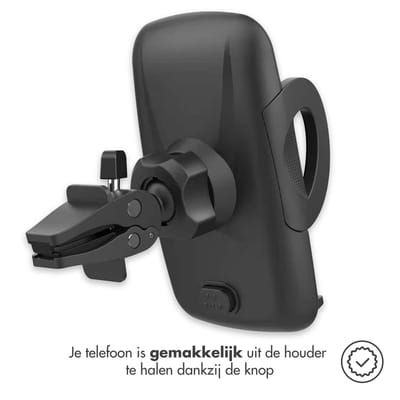 imoshion Telefoonhouder Auto Ventilatie rooster - Verstelbaar en 360° Draaibaar - GSM Houder - Universeel - Carbon Auto Accessories