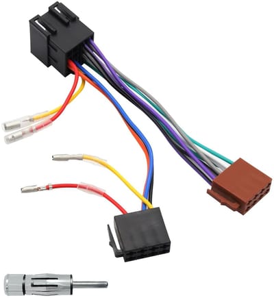 Universele Auto Radio Adapter Set met Antenne Adapter en Insteek Extensions voor DIN ISO Clamp