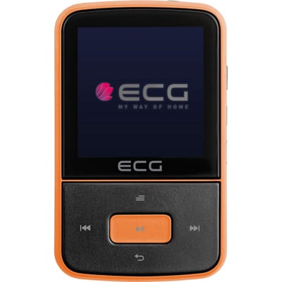 ECG PMP 30 8GB Black&Orange, mp4-speler, Tot 26 uur