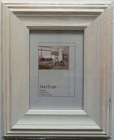 Fotolijst Colombo 10x15 White Wash