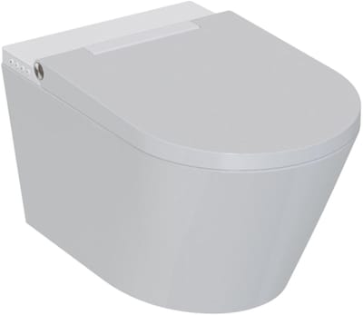 QeramiQ Luma douche-wc – verwarmde zitting & föhn – glans wit