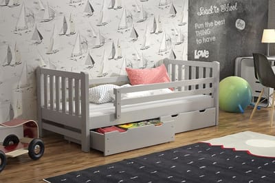 Rockwood® Kinderbed Tim Grey inclusief montage met lattenbodem