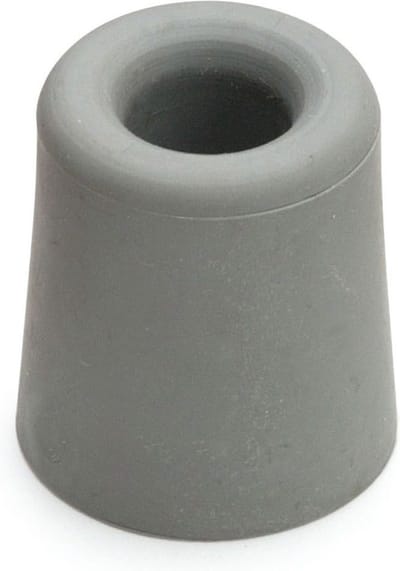 Deurbuffer ø31x33mm Grijs Rubber
